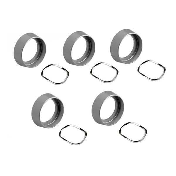 Major CGA-5 - Free Spinning - Standard Cylinder Guard - Tapered - 1-3/4" x 1/2" - Aluminum, PK 5 MJR-CGA-5 - main
